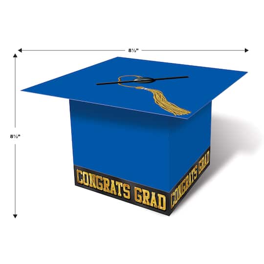 Beistle 8.5" Grad Cap Card Box